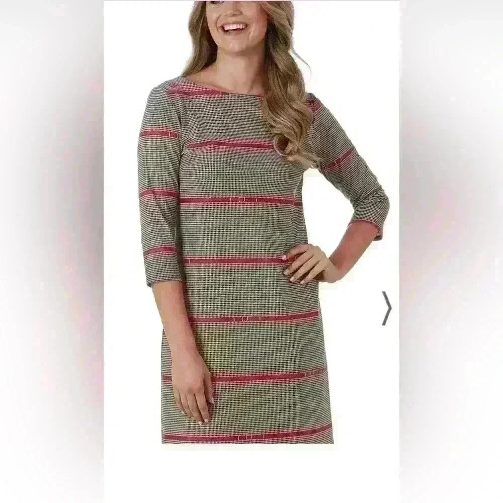 Jude Connally Marlowe Dress - JC Belt Red small
